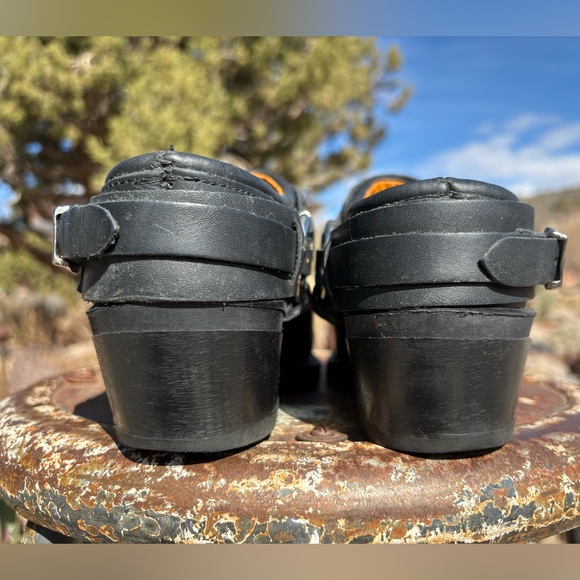 FRYE Harness Mules Black - Picture 9 of 16